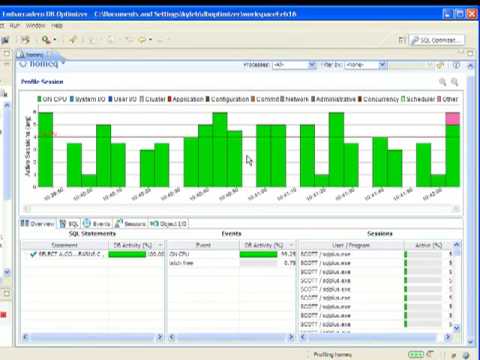DB Optimizer 1.5 main workflow