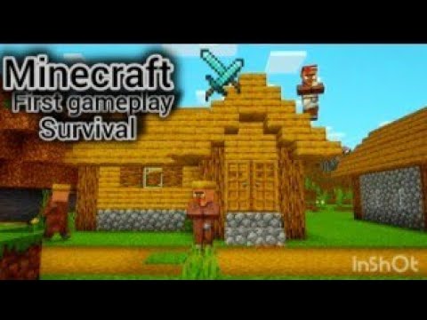 Minecraft Survival First time gameplay #survival #gameplay #oggamers # ...