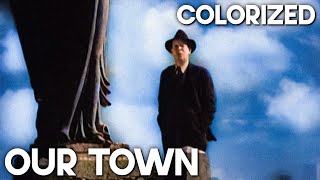 Our Town | COLORIZED | William Holden | Classic Romantic Movie | Drama