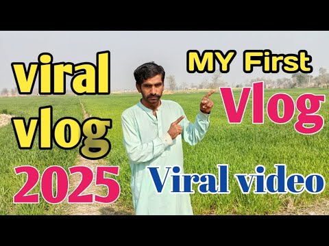 my first vlog 2025 viral first vlog video kaise banaye kya bole - YouTube