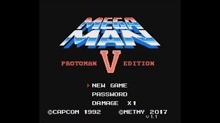 Mega Man 5: Protoman Edition (NES) - Longplay