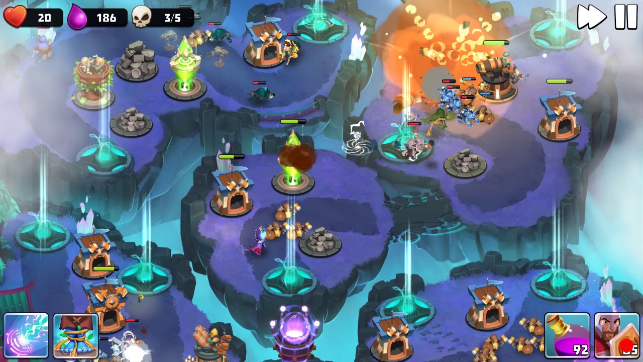 Castle Creeps TD - Chapter 29 Level 114-Sky's Edge 3 Stars