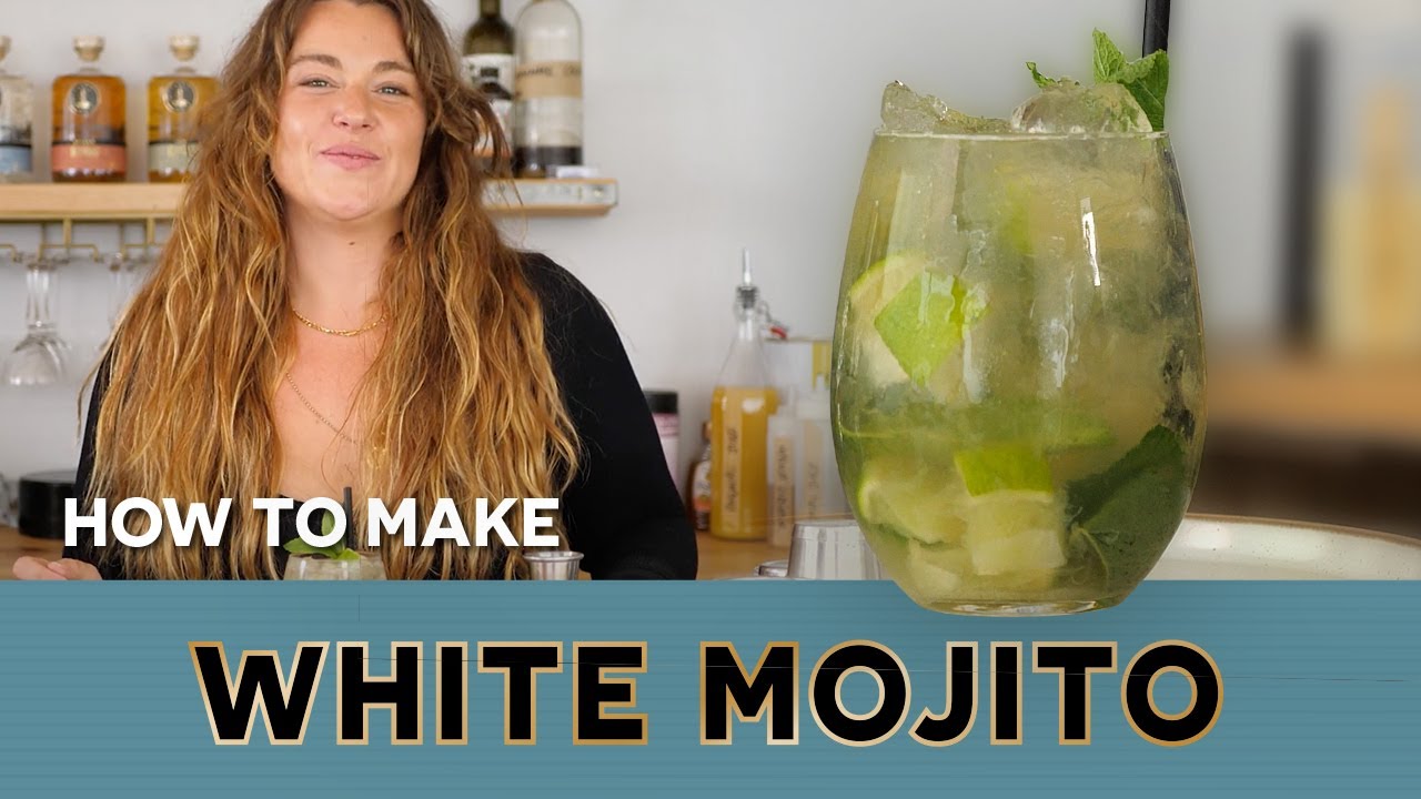 Classic White Rum Mojito - make at home cocktail