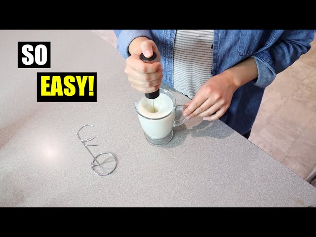 Zulay Kitchen Electric Milk Frother Review  Unboxing, Cleaning, and Making  Latte 