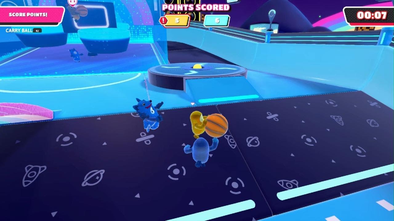 Fall Guys: Basketfall, ultimate overtime and winning shot!