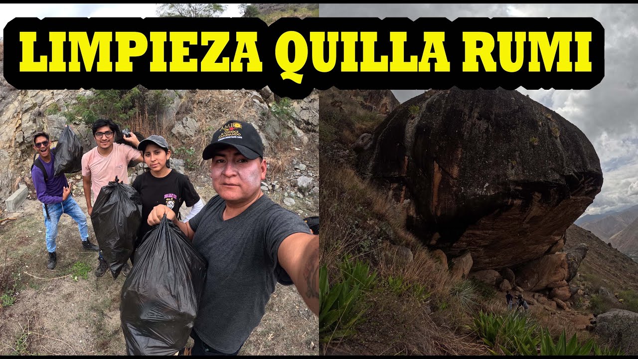 limpieza quilla rumi / bóvedas de gigantes / salvemos nuestro patrimonio /Huánuco 2023
