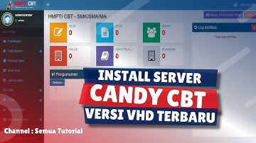 Install Server Candy CBT Versi VHD - Aplikasi CBT Offline Ujian Mandiri #Part2