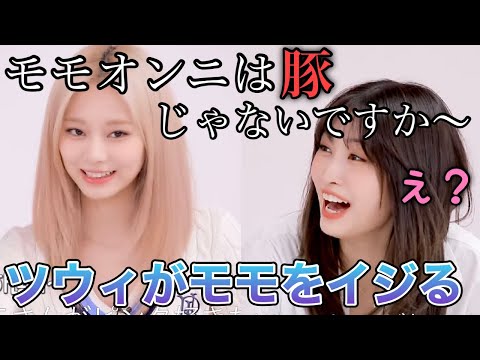 ツウィがモモに炎上必至の一言を発する動画がこれです 