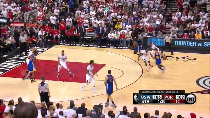 Draymond Green's Dunk | Golden State Warriors Vs Portland Trail Blazers| May 9,2016