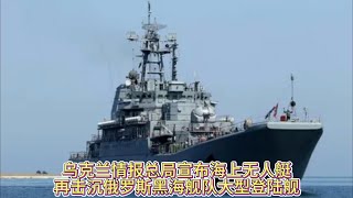 乌克兰情报总局宣布海上无人艇再击沉俄罗斯黑海舰队大型登陆舰