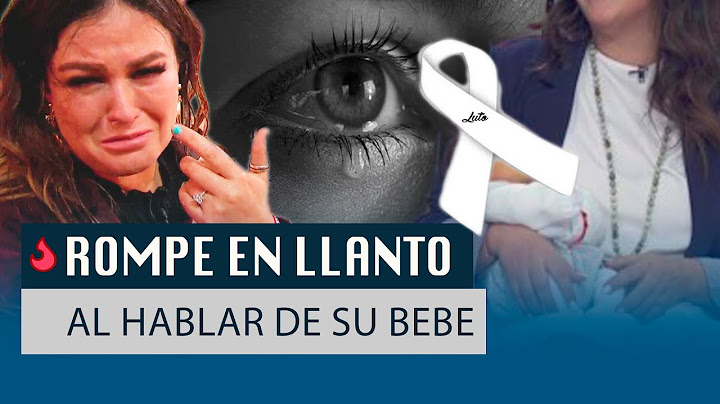 Mariana Echeverría reaparece y rompe en llanto al hablar se la perdida de su bebe.