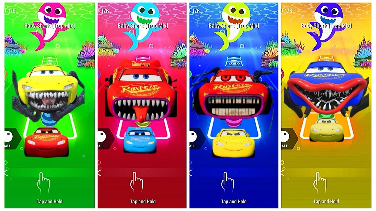 ⭐ Lightning McQueen - Coffin Dance Song (COVER) Tiles Hop EDM Rush