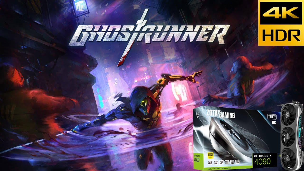 Ghostrunner Intro HDR 4k RTX 4090 Max Settings