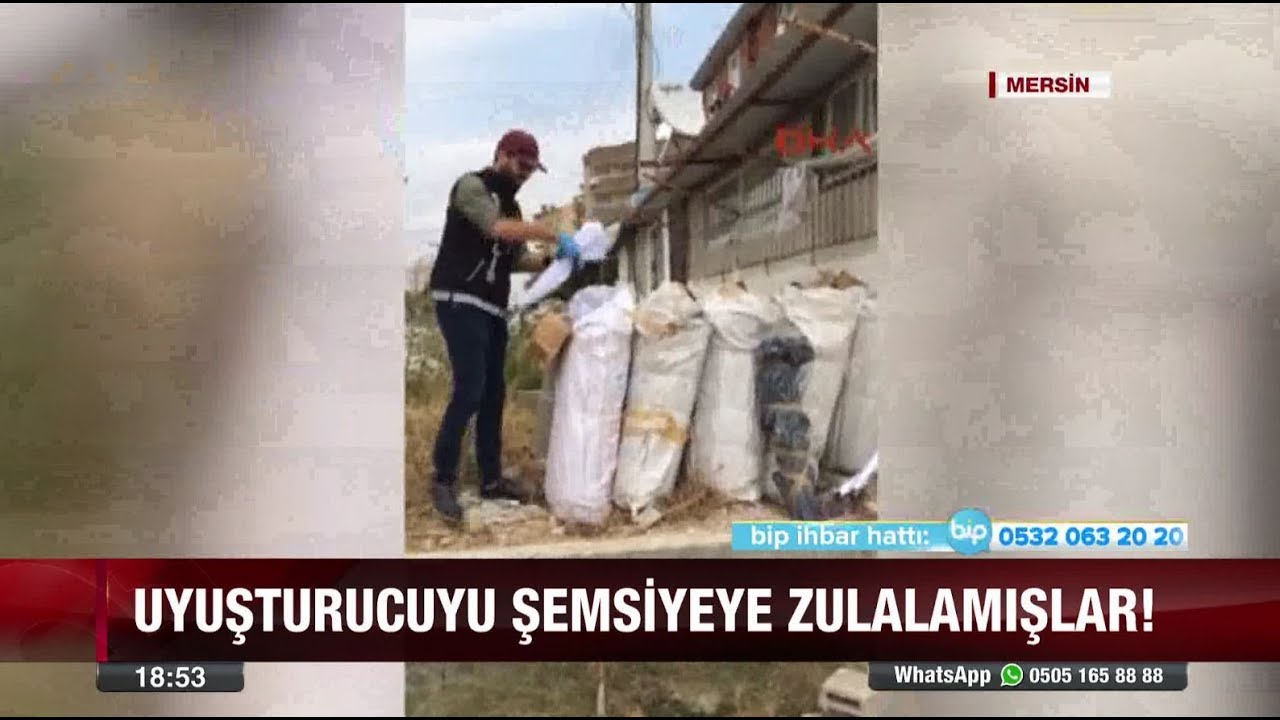 Uyuşturucuyu Şemsiyeye Zulalamışlar - 7 Ağustos 2017