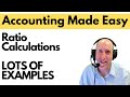 FA 52 - Financial Ratio Calculations and Analysis