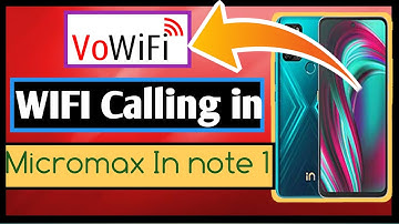 How to do WIFI calling in Micromax In note 1 | VoWifi calling | How to do Vowifi calling