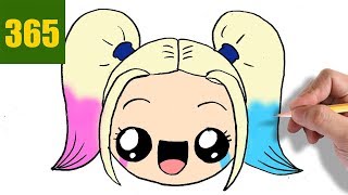 easy draw drawing quinn step harly