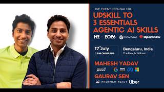 Upskill to 3 Essentials: Agentic Ai Skills - 2026 H2 Edition | Part 1