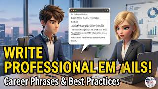 Write Professional Emails Like a NATIVE! ✉️ Real Business English Email Writing & Career Phrases