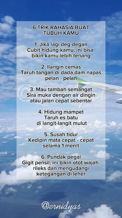 Tips untuk tubuh perlu kamu tau #music #quotes #reels #motivasidiri #tips #status