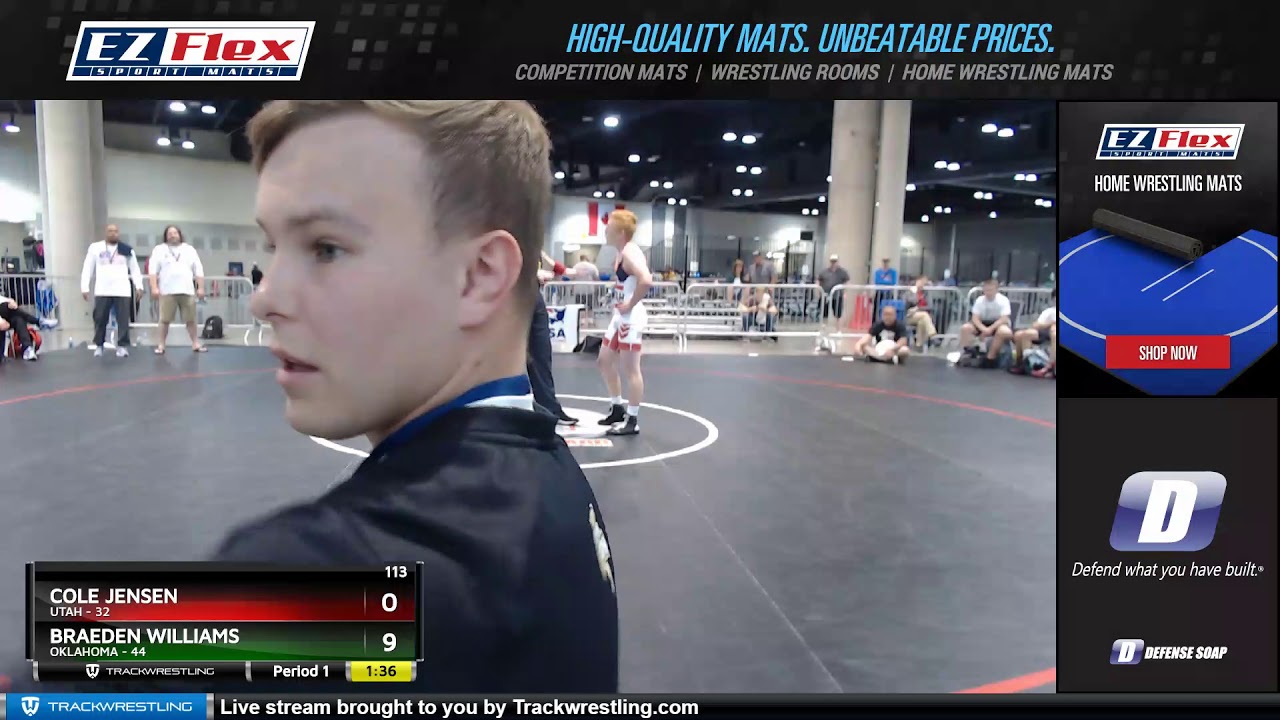 Mat 11 113 Cole Jensen Utah Vs Braeden Williams Oklahoma YouTube
