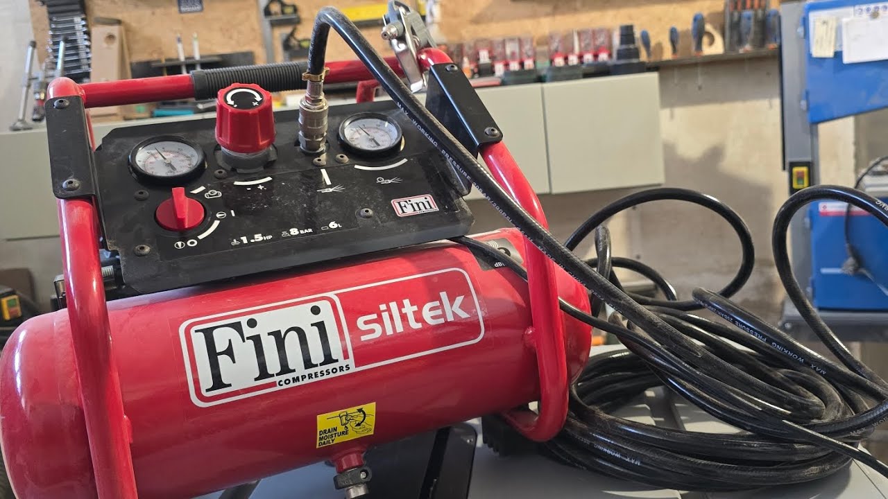 Quale Compressore comprare, Compressore silenziato 6litri Fini siltek, aria compressa. Fai da te