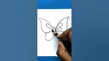 Butterfly Drawing How To Draw A Butterfly Shortvideo Shorts Art 