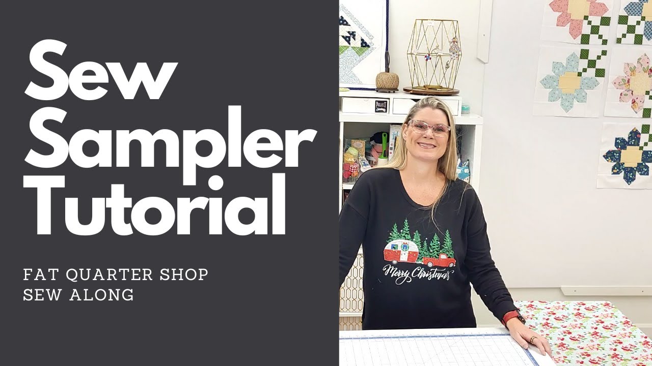 Sew Sampler Beginner Quilting Hacks! Tutorial and sew along. - YouTube