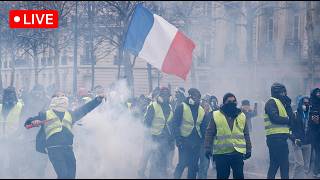 Live: Yellow Vests protesters join student demonstrations in Paris