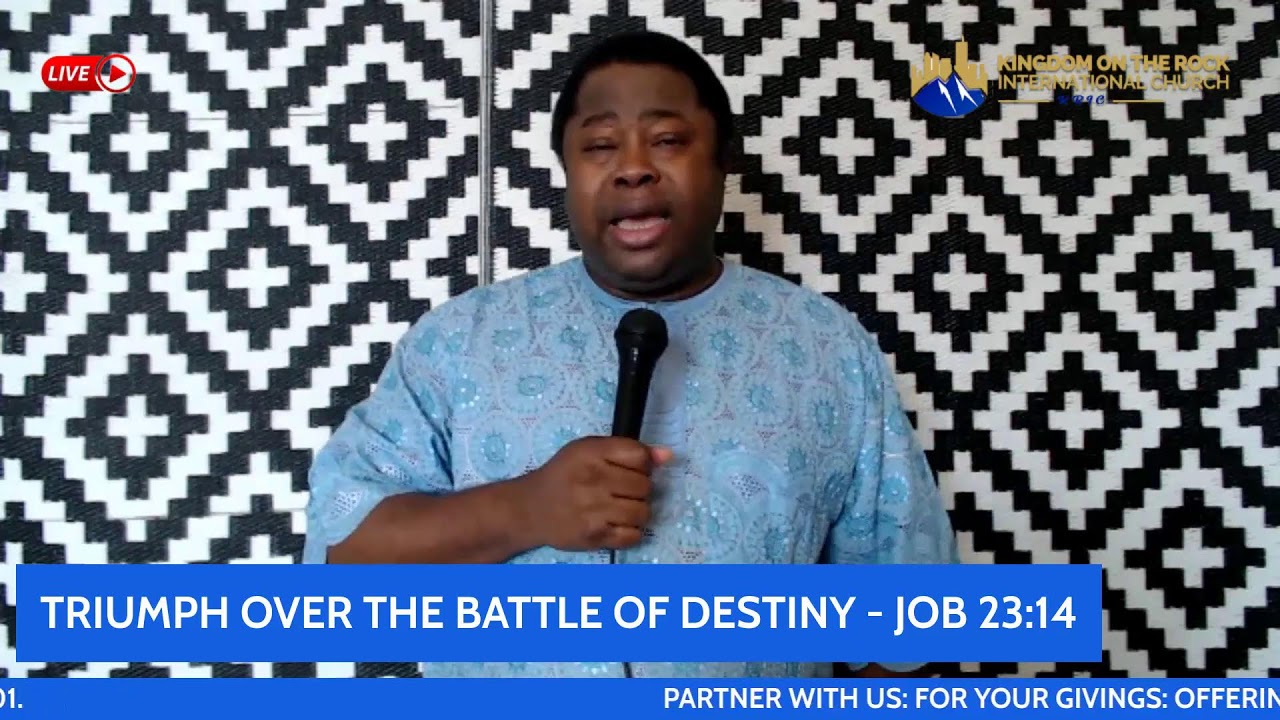 TRIUMPH OVER THE BATTLE OF DESTINY PT. 3 - SUNDAY GLORY SERVICE / 1/25/2026