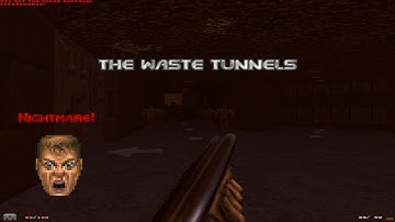 Doom 2 Nightmare Walkthrough | Level 5: The Waste Tunnels