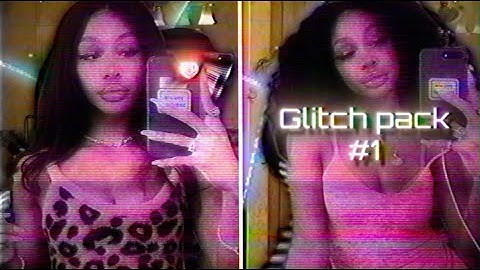 Glitch style pack #1 for After Effects