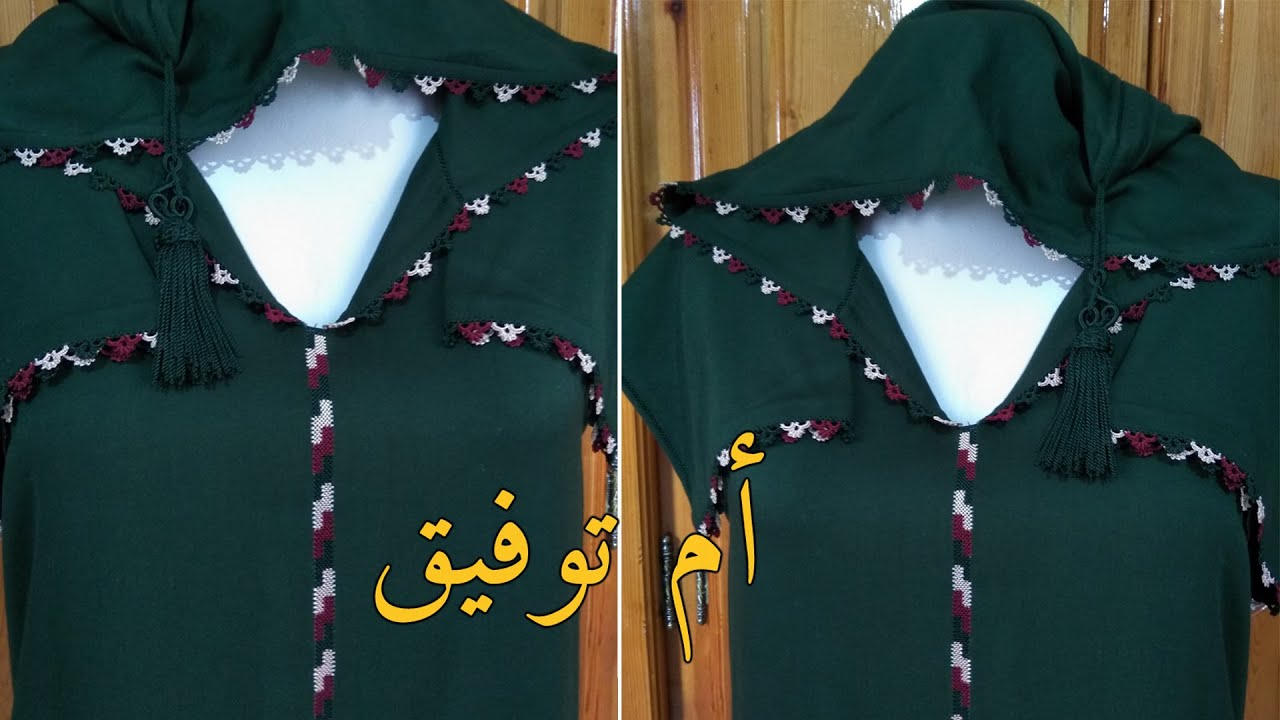 جلابة براندة رقيقة بالألوان على ثوب مليفة من أعمالي 2023