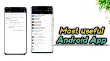 Unlock Advance options - Package Manager Android | Most useful Android app is here 😯🔥