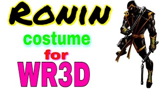 Ronin (AVENGERS ENDGAME) costume for WR3D by Gáming Béast (link in description) #first_time_on #YT screenshot 4
