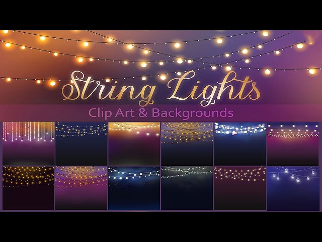 String Light Overlays PNG |Clipart| Pack Free Download By Sheri Sk class=