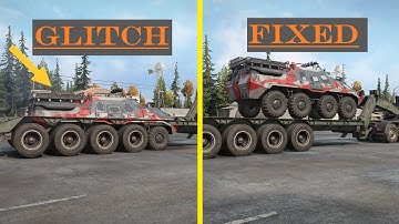 SnowRunner: 2 Different Ways - How To Fixed Problem, Bugs/Glitch Loading Truck On Low Loader Trailer