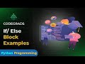 If Else Block (Examples) | Python