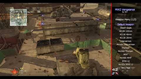 [Mw2/1.14] FREE Vengeance (AWESOME) BETA SPRX Mod Menu +DOWNLOAD!