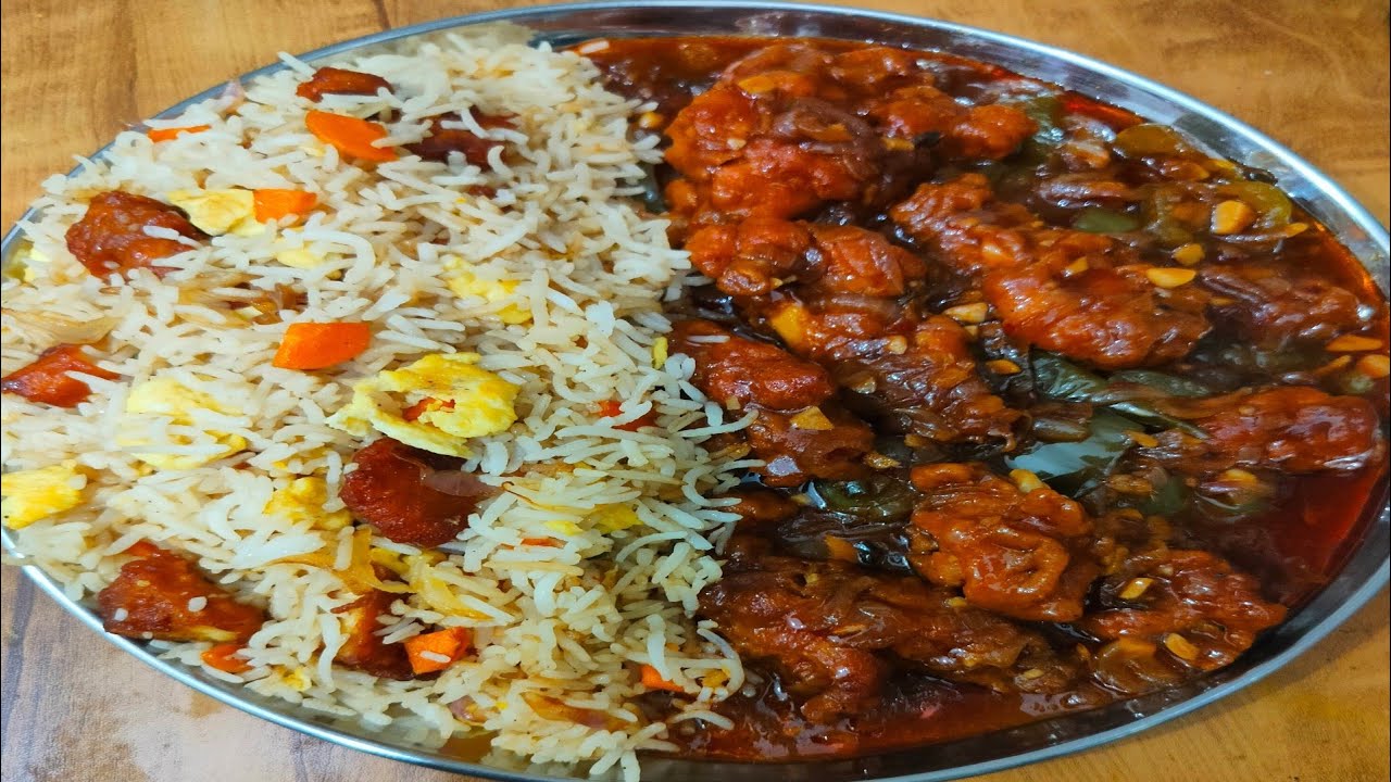 Chilli chicken Recipe with Chicken Fried Rice Restaurant Style| Chinese ...
