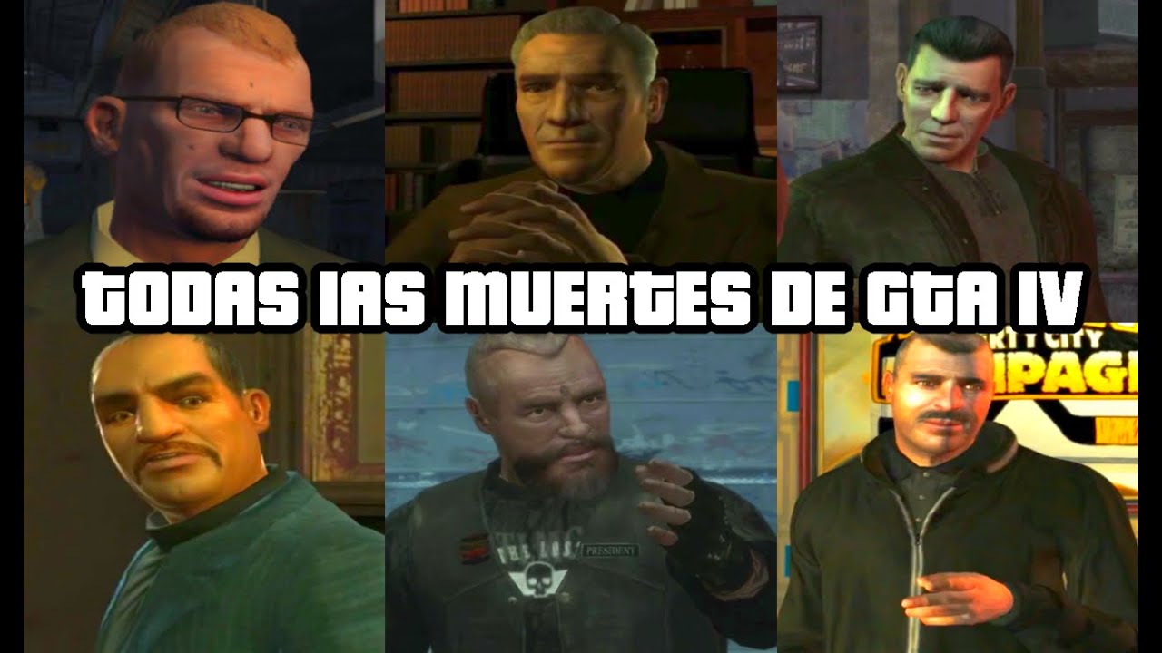 TODAS LAS MUERTES DE GTA IV (& EFLC)