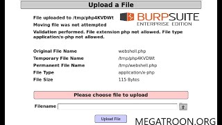 Bypass File Upload - Burpsuite