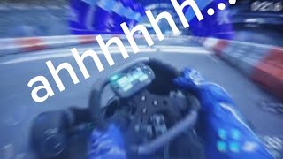 Kart kraft hanger track reaction 