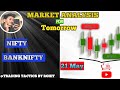 Nifty & banknifty tomorrow prediction | 21 may #stockmarket #niftyprediction #livestream