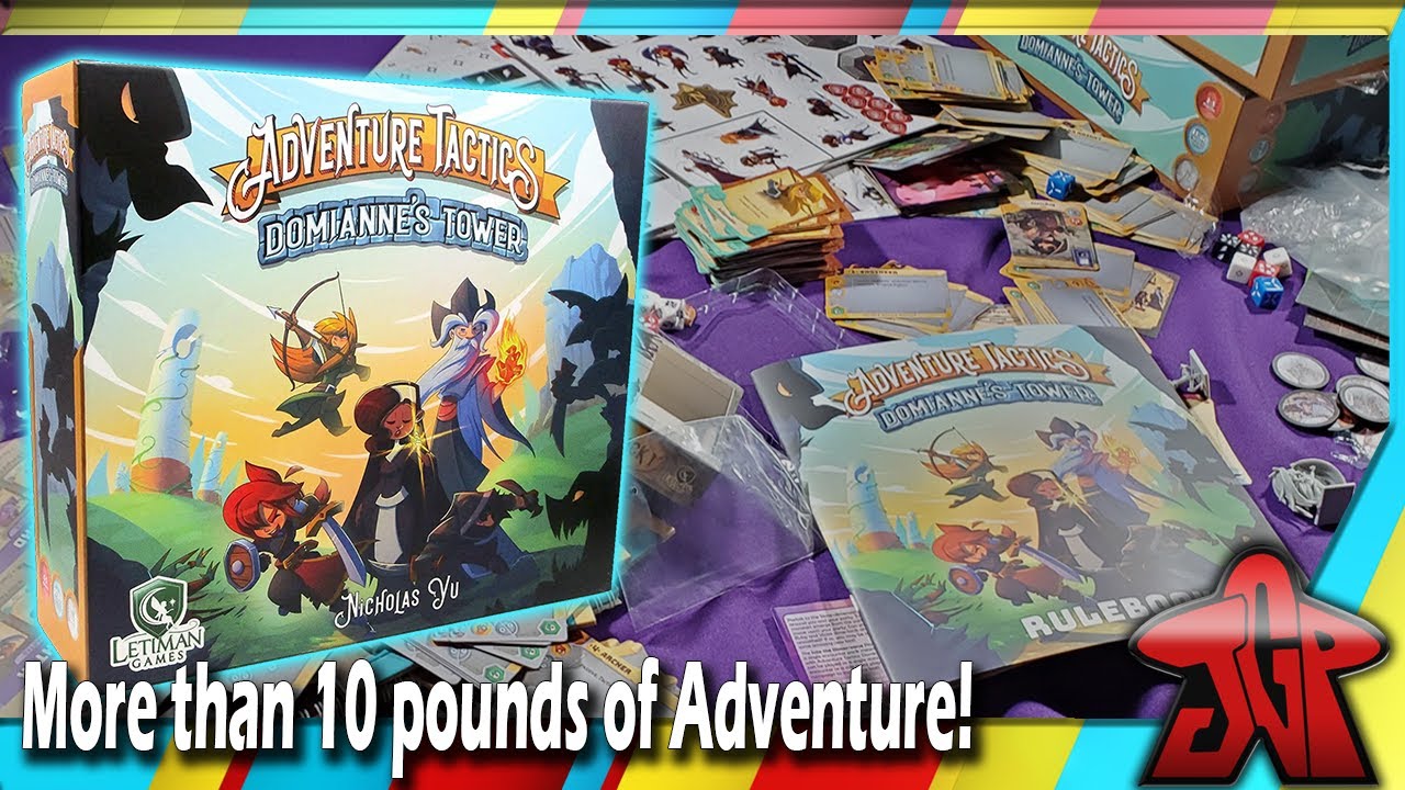 Adventure Tactics: Domianne's Tower (second edition) unboxing with Hero ...