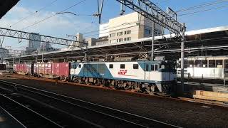 EF64 1015号機牽引名古屋タ発稲沢行1353レ名古屋通過