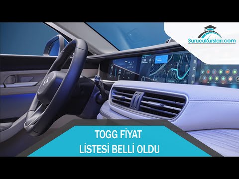 TOGG Fiyat Listesi Belli Oldu