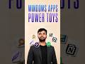 Microsoft PowerToys is INSANELY Useful 🤯 #videoediting #windowsapps