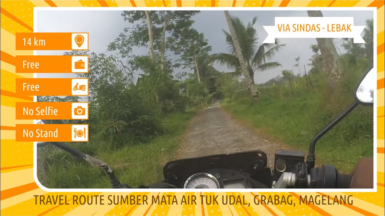 Travel Route Sumber Mata Air Tuk Udal Lebak, Kecamatan Grabag, Kabupaten Magelang