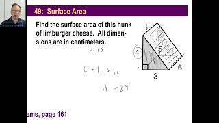 Saxon Math - Pre-Algebra 1/2: 3rd Edition (Lesson 49) - Surface Area